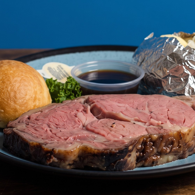 Prime Rib 12 oz Steak.