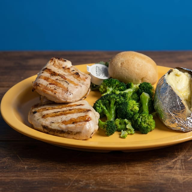 Grilled Breast of Chicken.