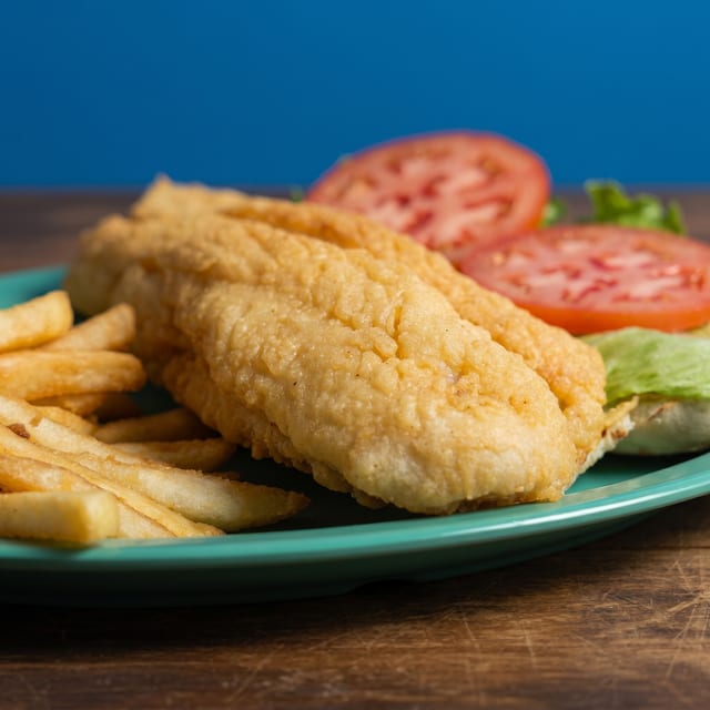 Fried Catfish Sandwich.