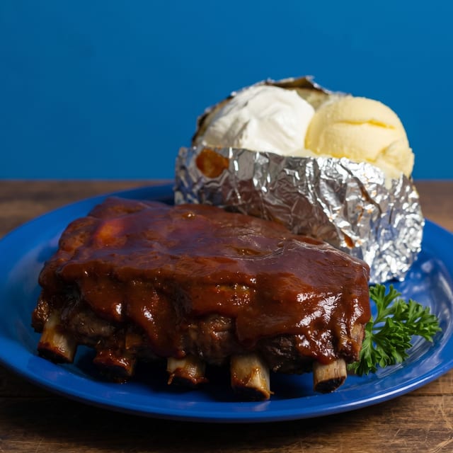 BBQ Pork Ribs.