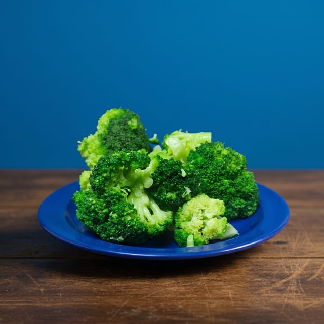 Steamed Broccoli.