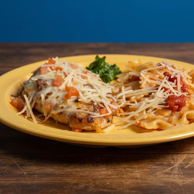 Grilled Chicken Parmesan.