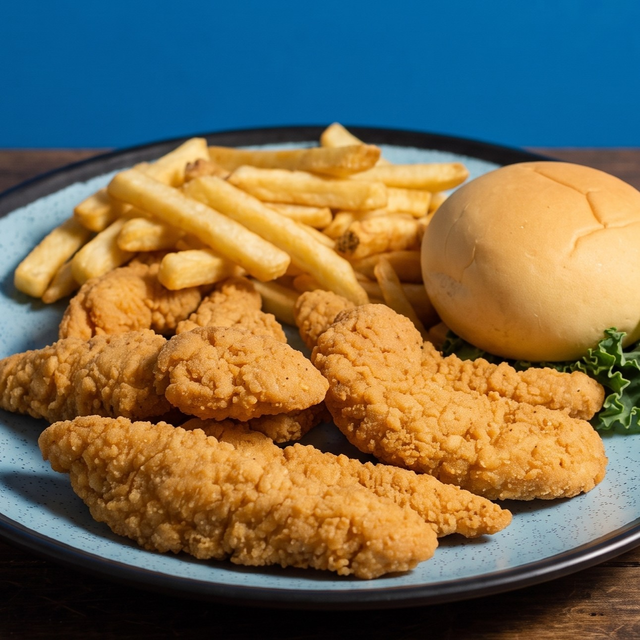 Chicken Strip Dinner.